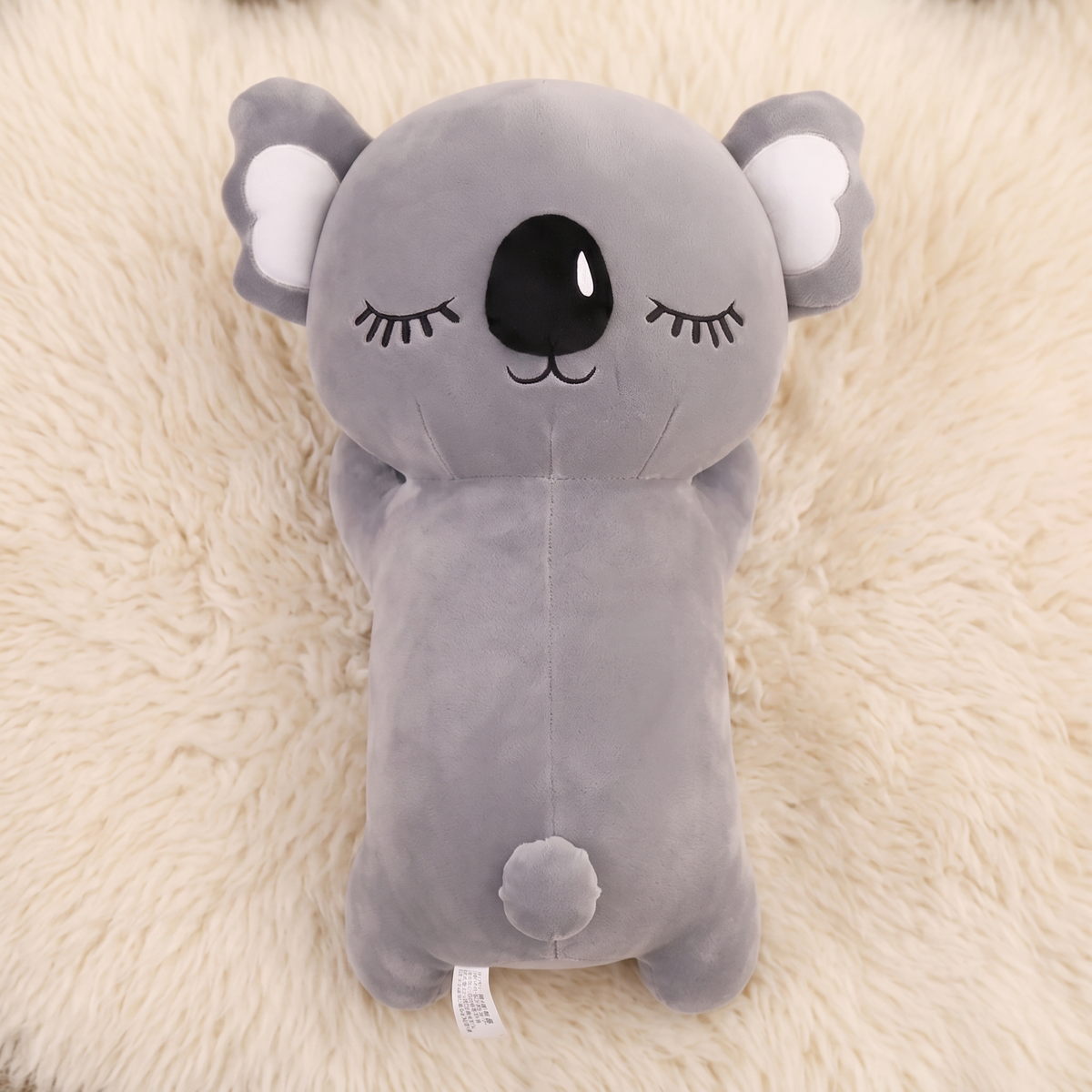 Peluche Koala Cuscino Grigio - Dettaglio materiale