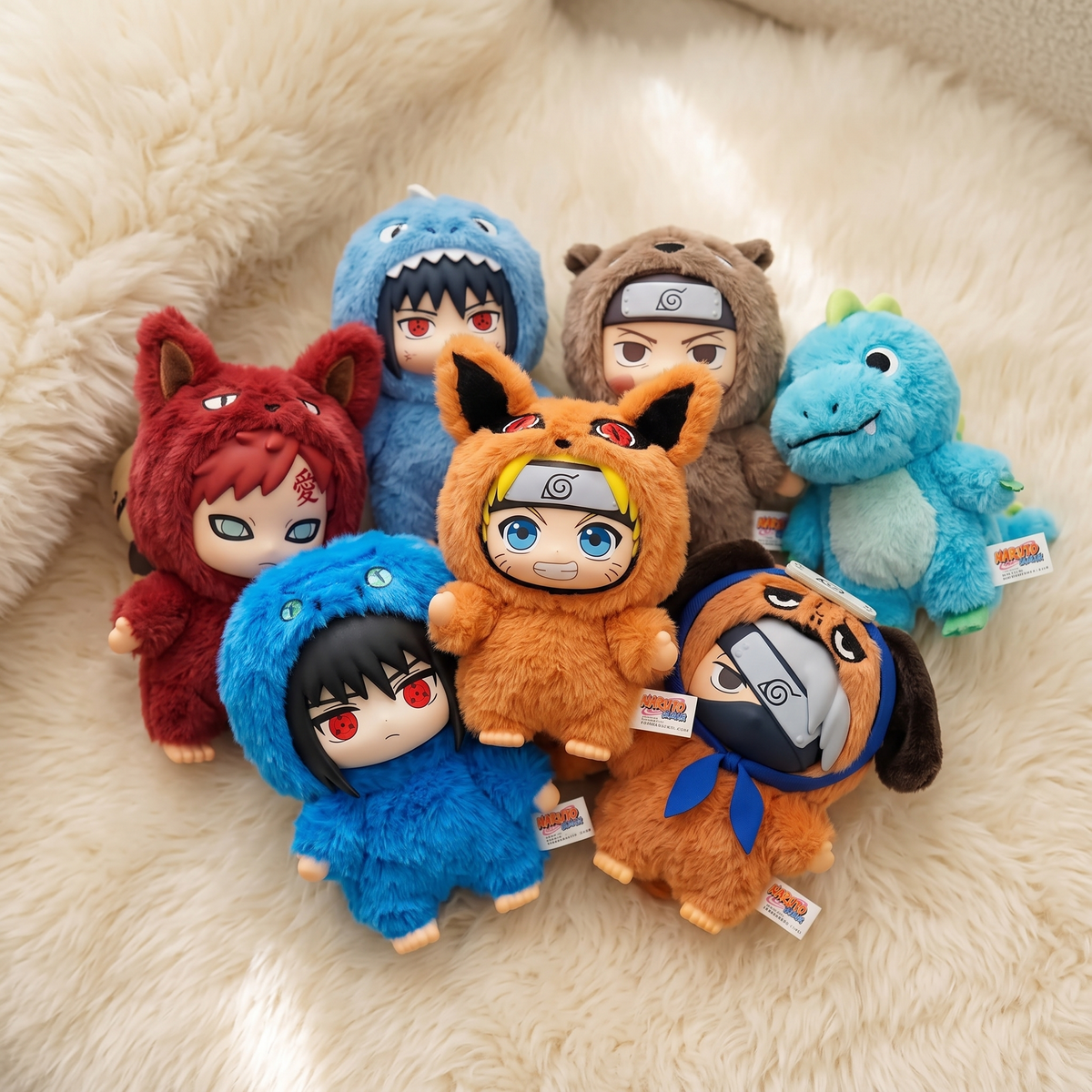 Peluche Labubu Naruto Scatola Misteriosa - Dettaglio materiale