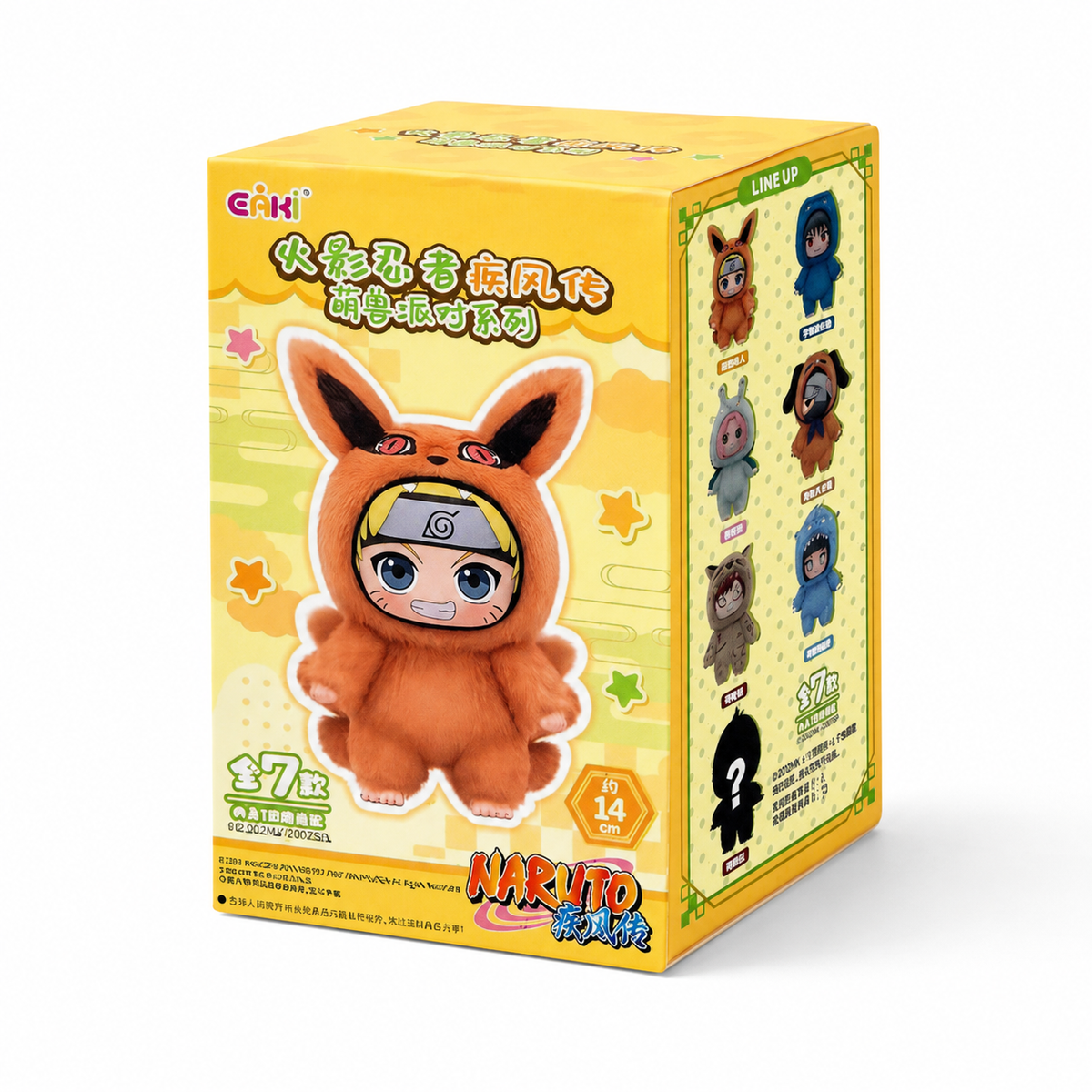 Peluche Labubu Naruto Scatola Misteriosa - Set da 1