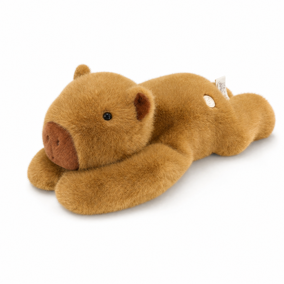 Peluche Pesante Capybara Rilassante - sfondo bianco Frontale