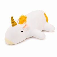 Peluche Pesante Unicorno Bianco - 38cm · 60cm