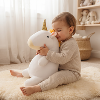 Peluche Pesante Unicorno Bianco - Utilizzo cosy interno