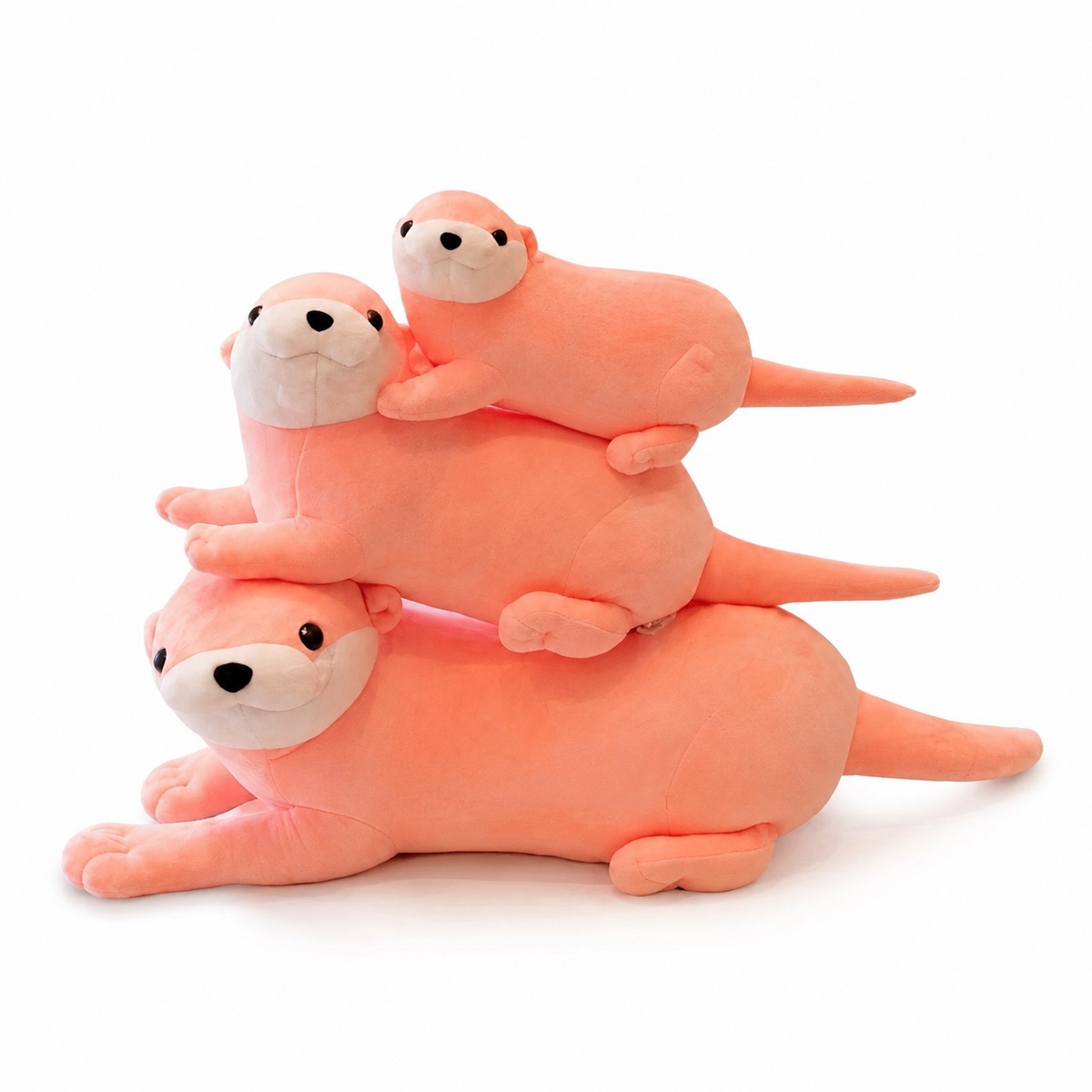 Peluche Lontra Rosa Dolce - 40cm · 60cm · 80cm