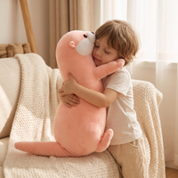 Peluche Lontra Rosa Dolce - Utilizzo accogliente in interni