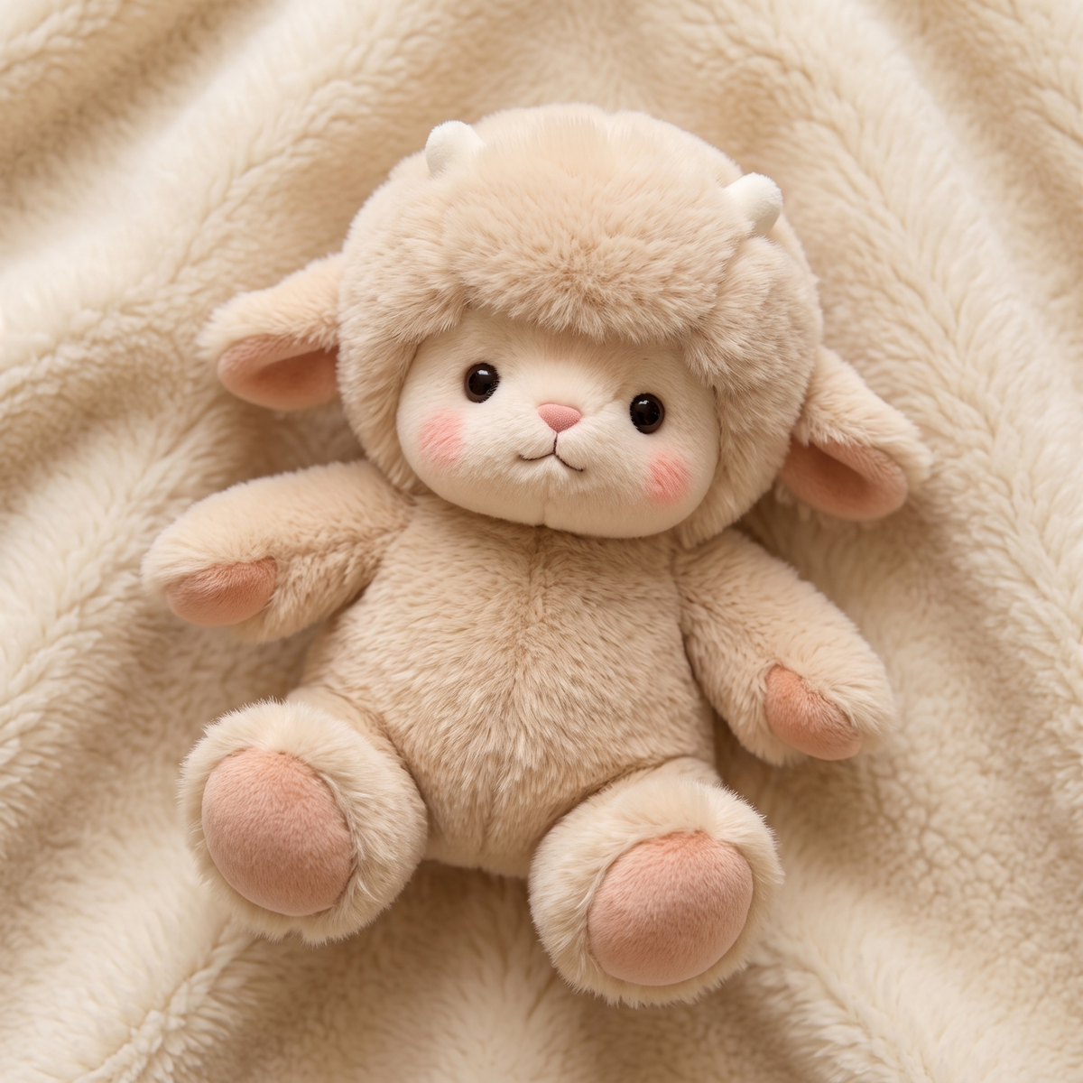 Peluche Pecora che Corre - Dettaglio materiale