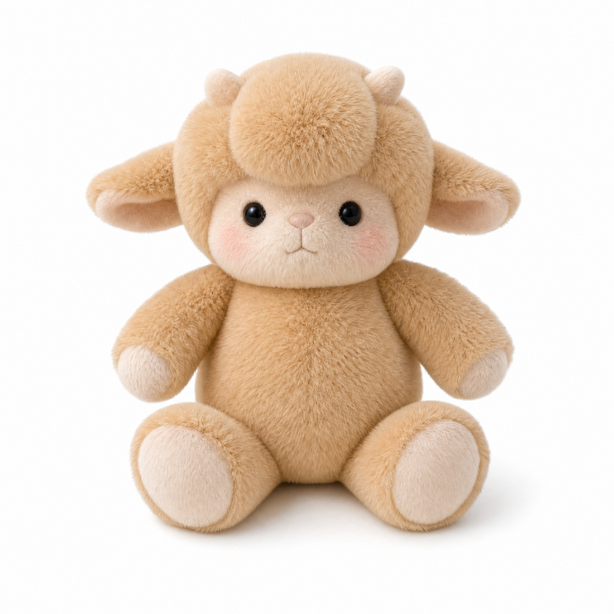Peluche Pecora che Corre - sfondo bianco Frontale