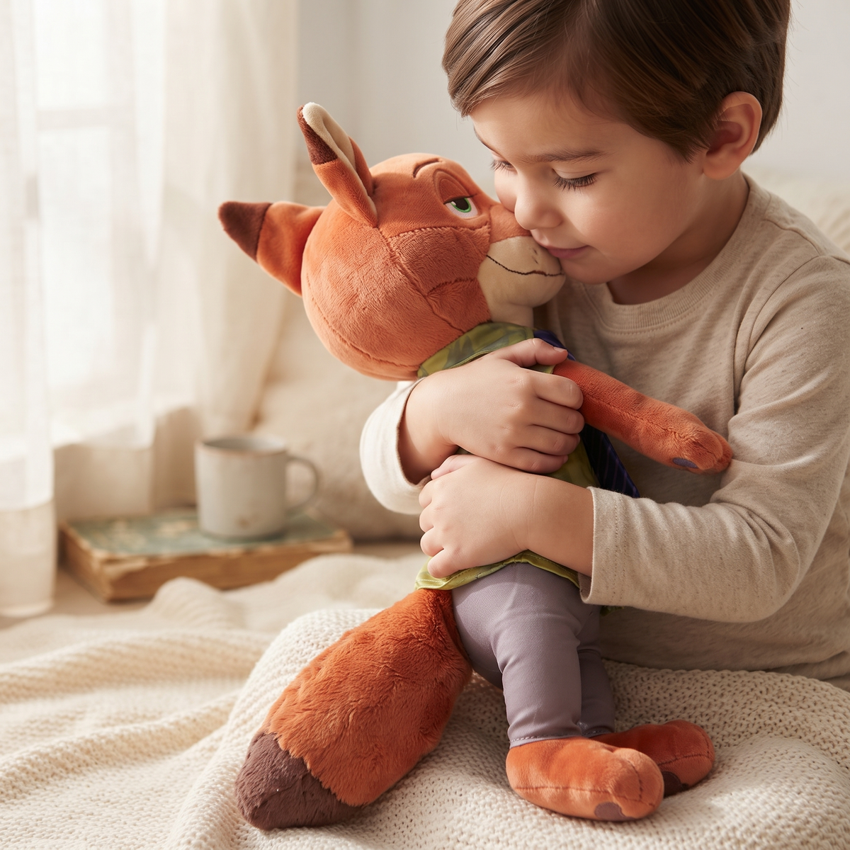 Peluche Nick Zootropolis - Volpe in Abito da Ufficio - Utilizzo cosy interno