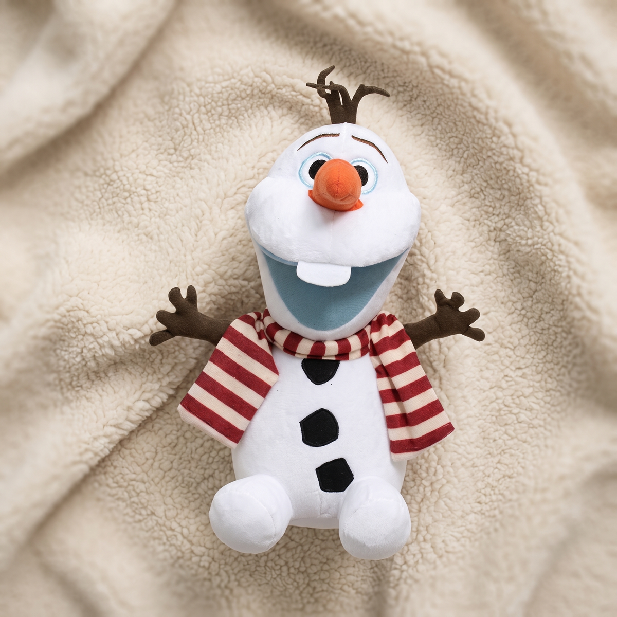Peluche Olaf Pupazzo di Neve 28 cm - Dettaglio materiale