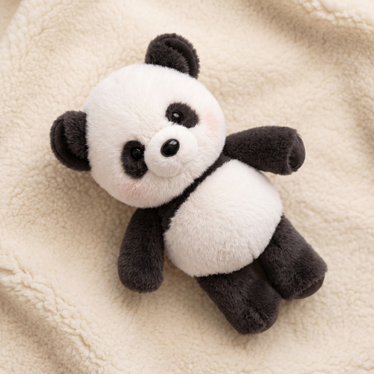 Peluche Panda che Corre Senza Pile 45-60 cm - Dettaglio materiale