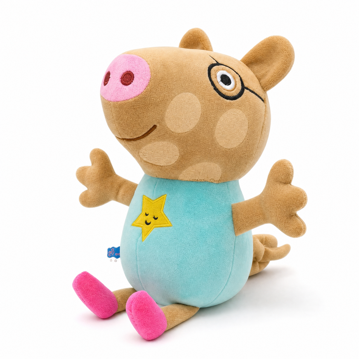 Peluche Pedro Pony Peppa Pig 19 cm - Sfondo bianco frontale