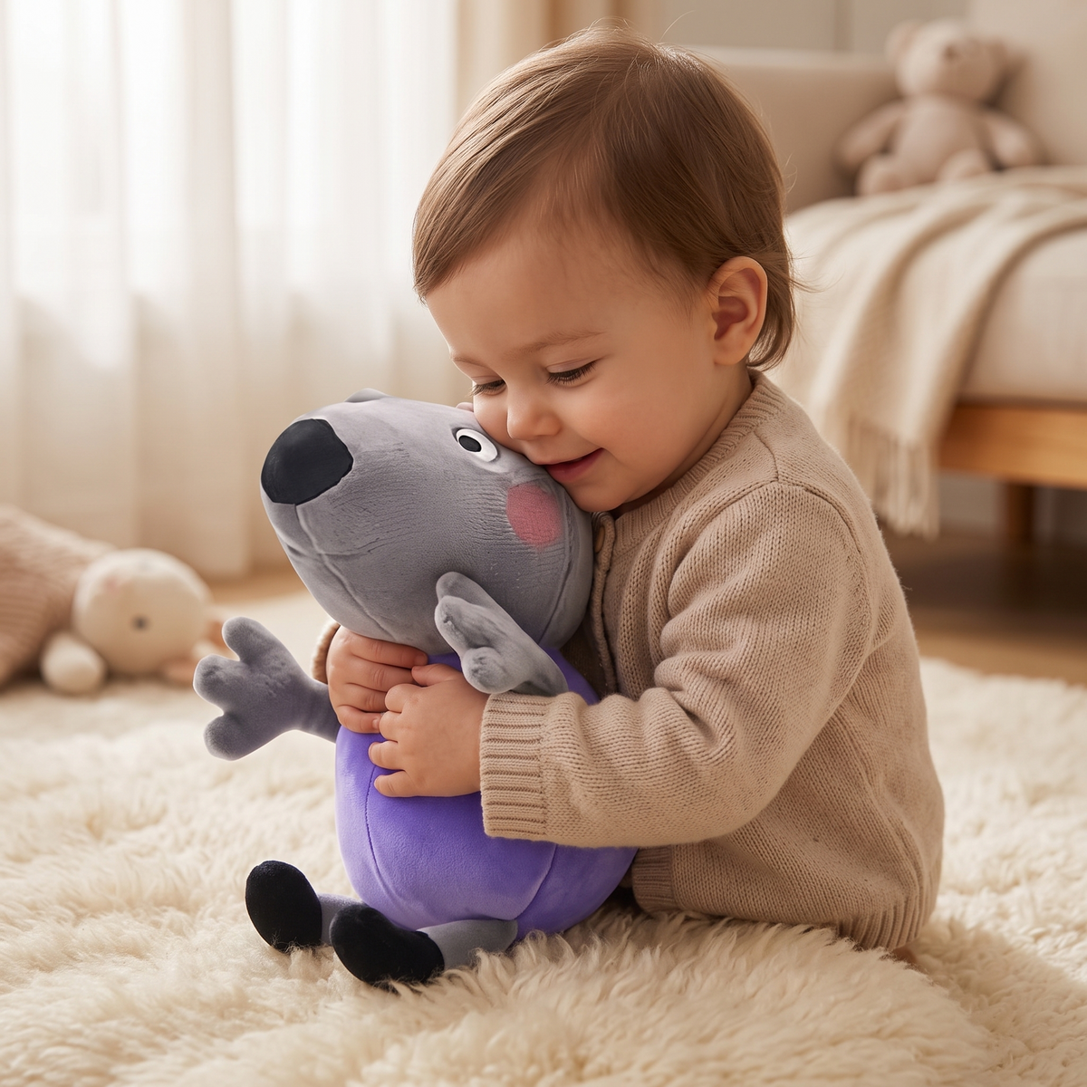 Peluche Peppa Pig Danny Dog 19cm - Utilizzo cosy in interno