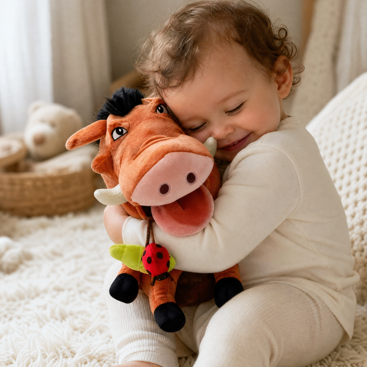 Peluche Pumbaa Il Re Leone 37 cm - Utilizzo in ambiente accogliente