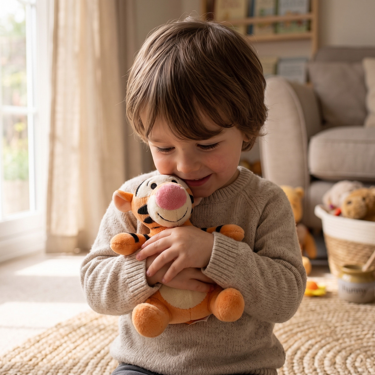 Peluche Tigro Magnetica da Spalla - Utilizzo accogliente in interni