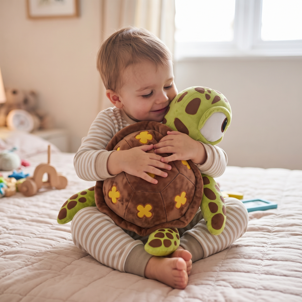 Peluche Tartaruga Marina Squiz dagli Occhi Grandi - Utilizzo cosy in casa
