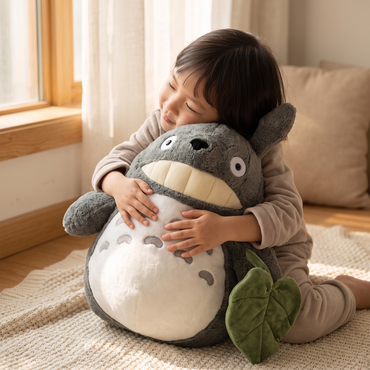 Peluche Totoro Morbido Kawaii - Utilizzo cosy interno