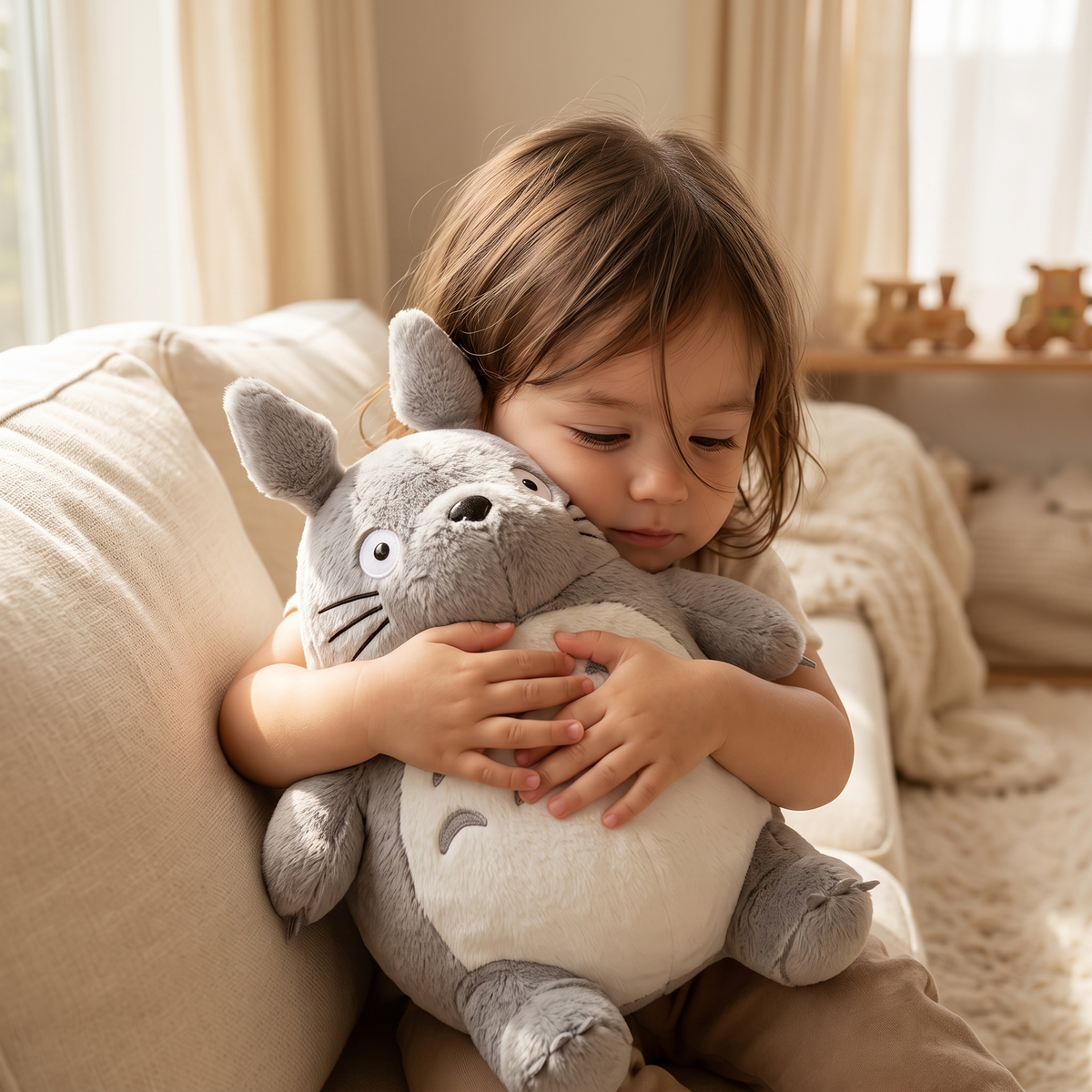 Peluche Totoro Morbido Più Taglie - Utilizzo cosy interno