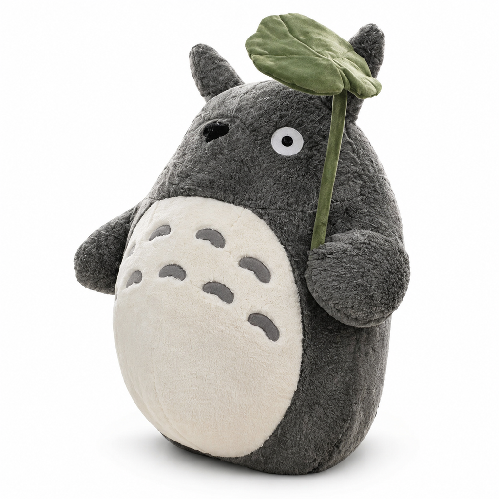 Peluche Totoro Foglia di Loto Morbido - 30cm · 40cm · 55cm · 70cm