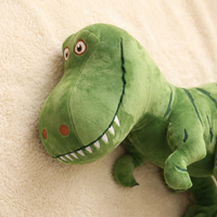 Peluche Tirannosauro Verde T-Rex Adorabile - dettaglio materiale