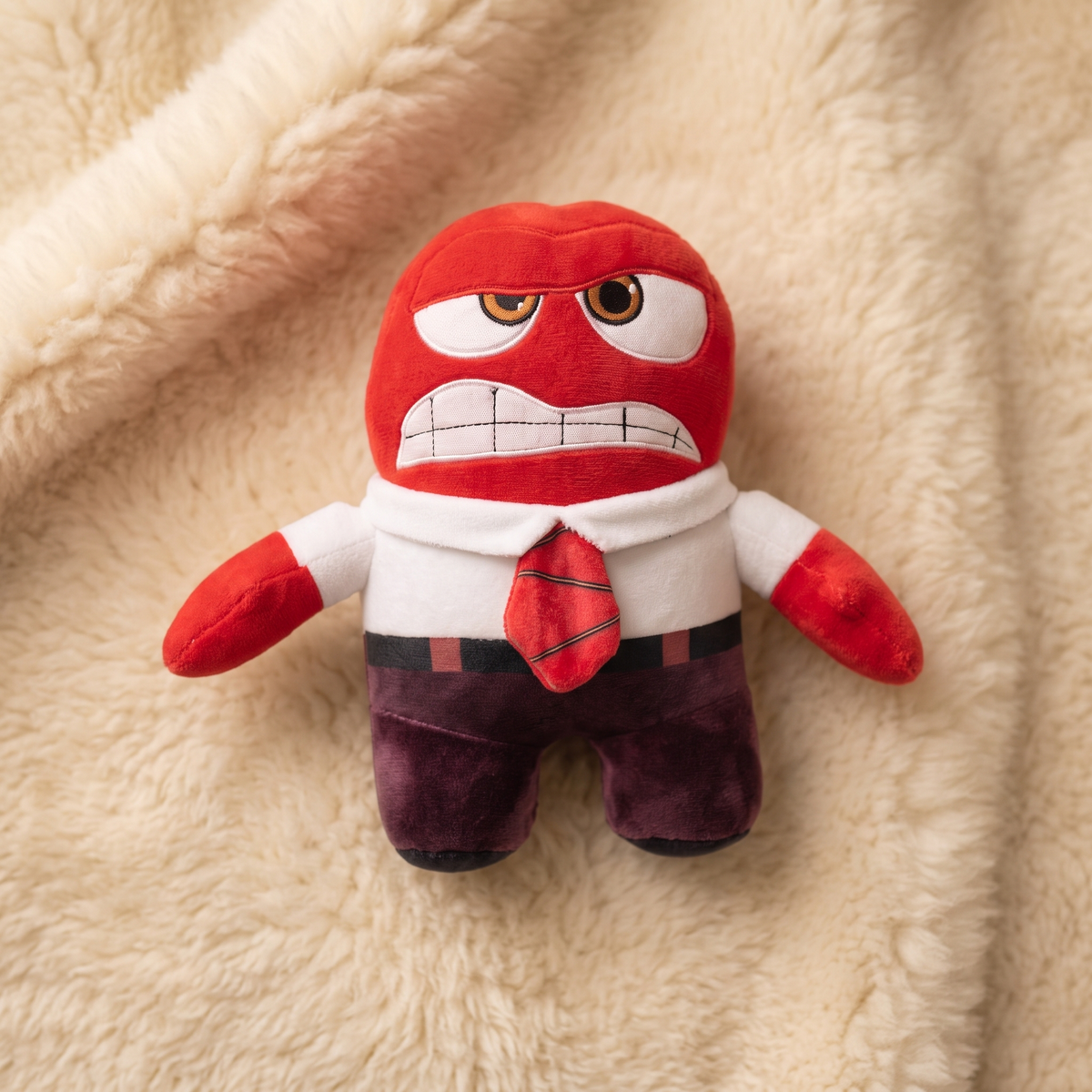 Peluche Inside Out Rabbia 24 cm - Dettaglio materiale