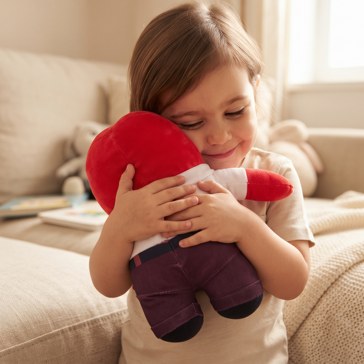 Peluche Inside Out Rabbia 24 cm - Utilizzo cosy in interni
