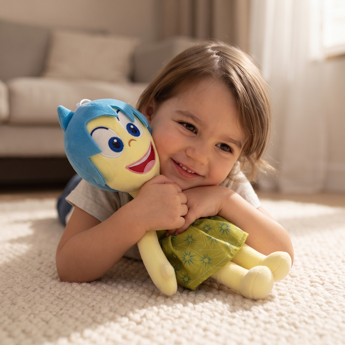Peluche Inside Out Gioia 31 cm - Utilizzo cosy in interni