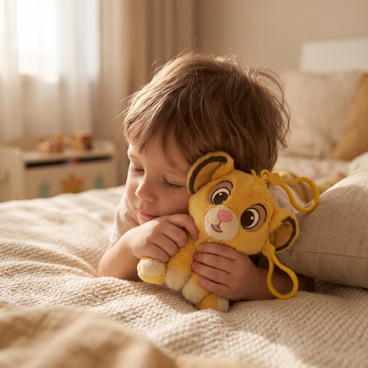 Portachiavi Simba Peluche Il Re Leone 12cm - Utilizzo cosy in interni