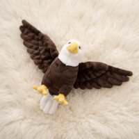 Peluche Aquila Realistica ad Ali Spiegate - dettaglio materiale